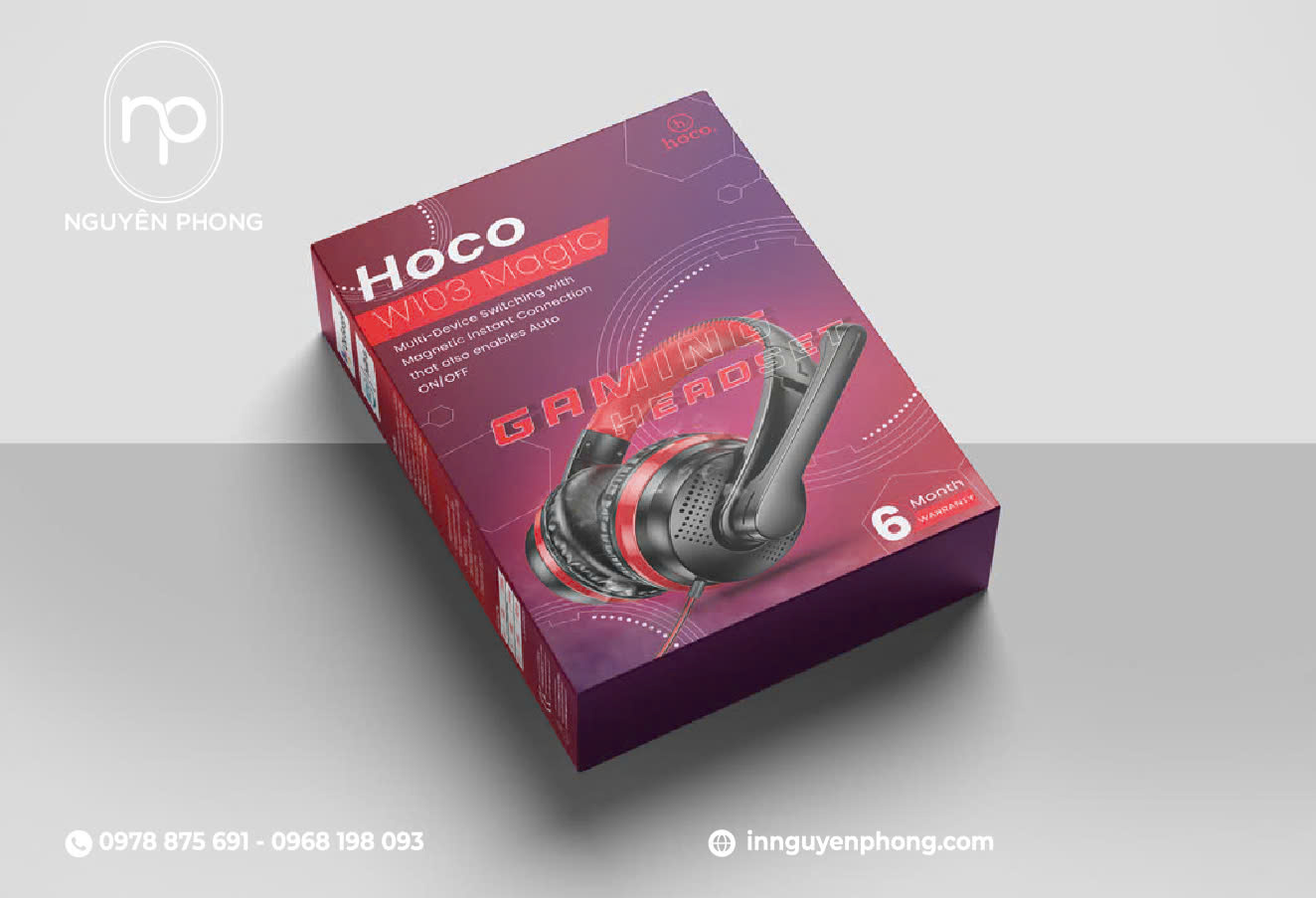 Hộp đựng tai nghe cần có đầy đủ các thông tin cơ bản